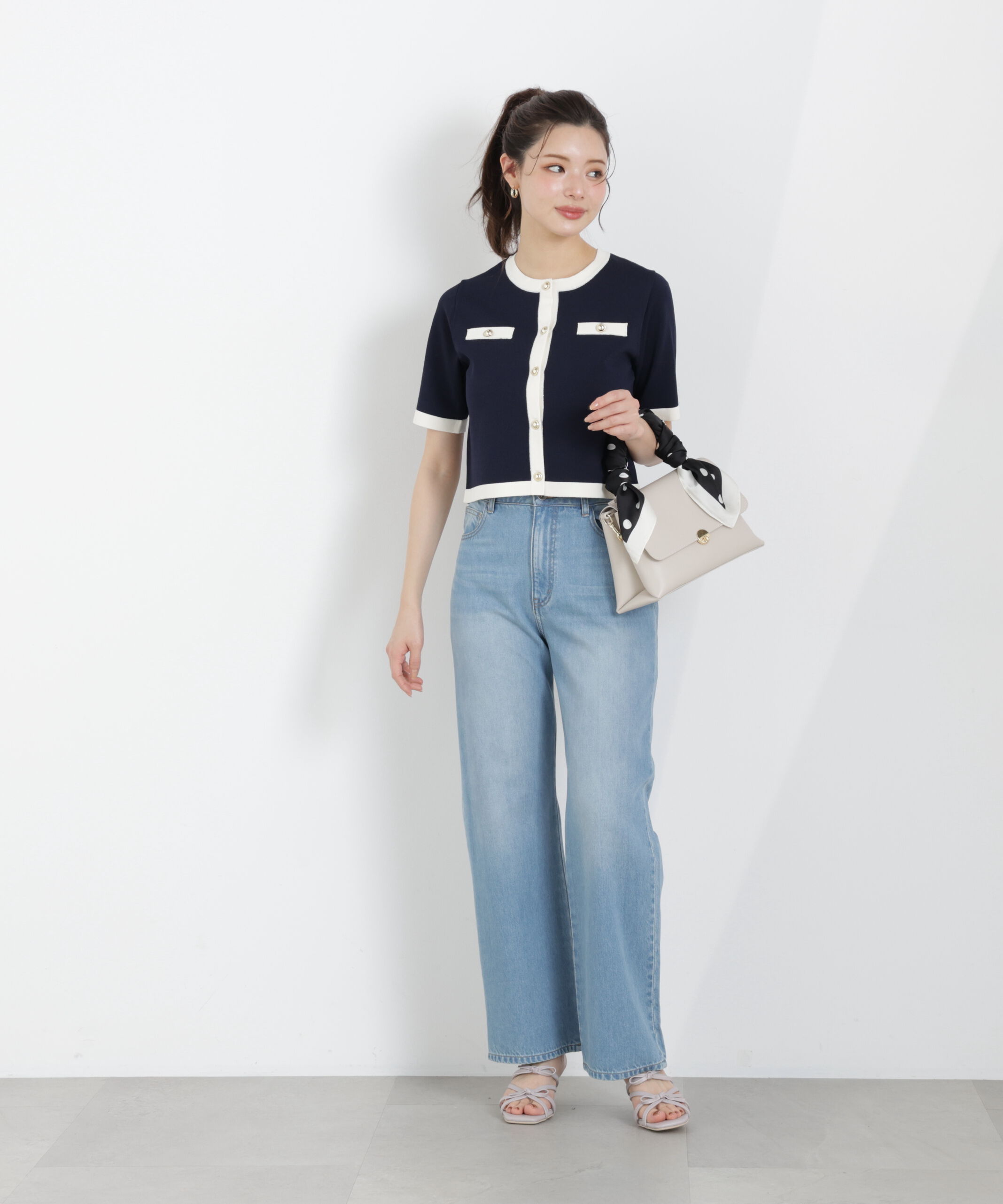 PROPORTION BODY DRESSING「〈a/mie〉テンセルストレートデニムパンツ　26SS」|その他|