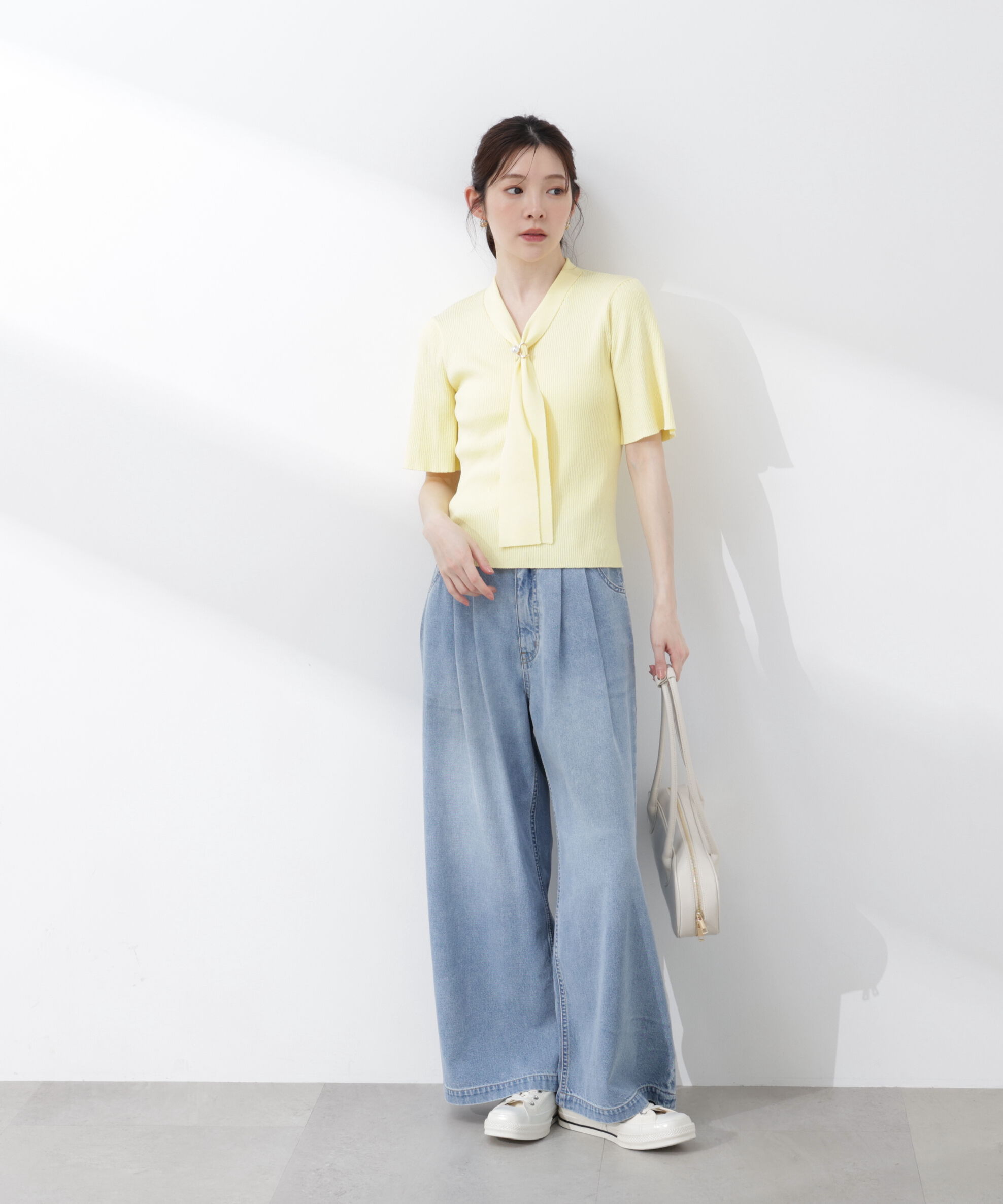 PROPORTION BODY DRESSING「3wayタイ付きニット 26SS」|ニット・セーター|