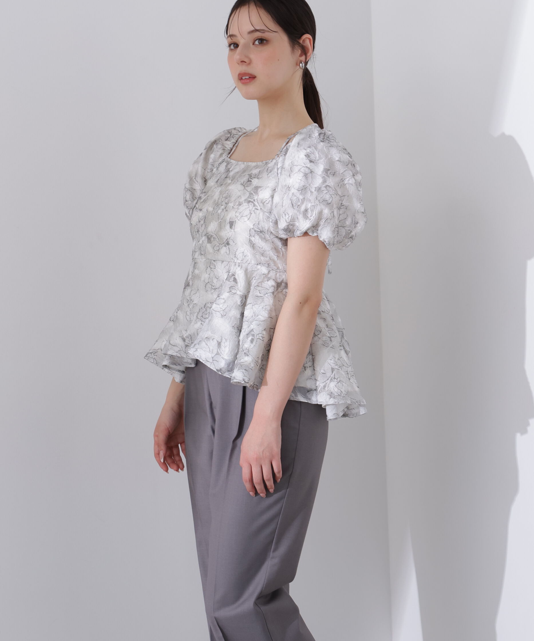 PROPORTION BODY DRESSING「＜Ｌ＞バルーンスリーブペプラムセットアップ」|ワンピース|