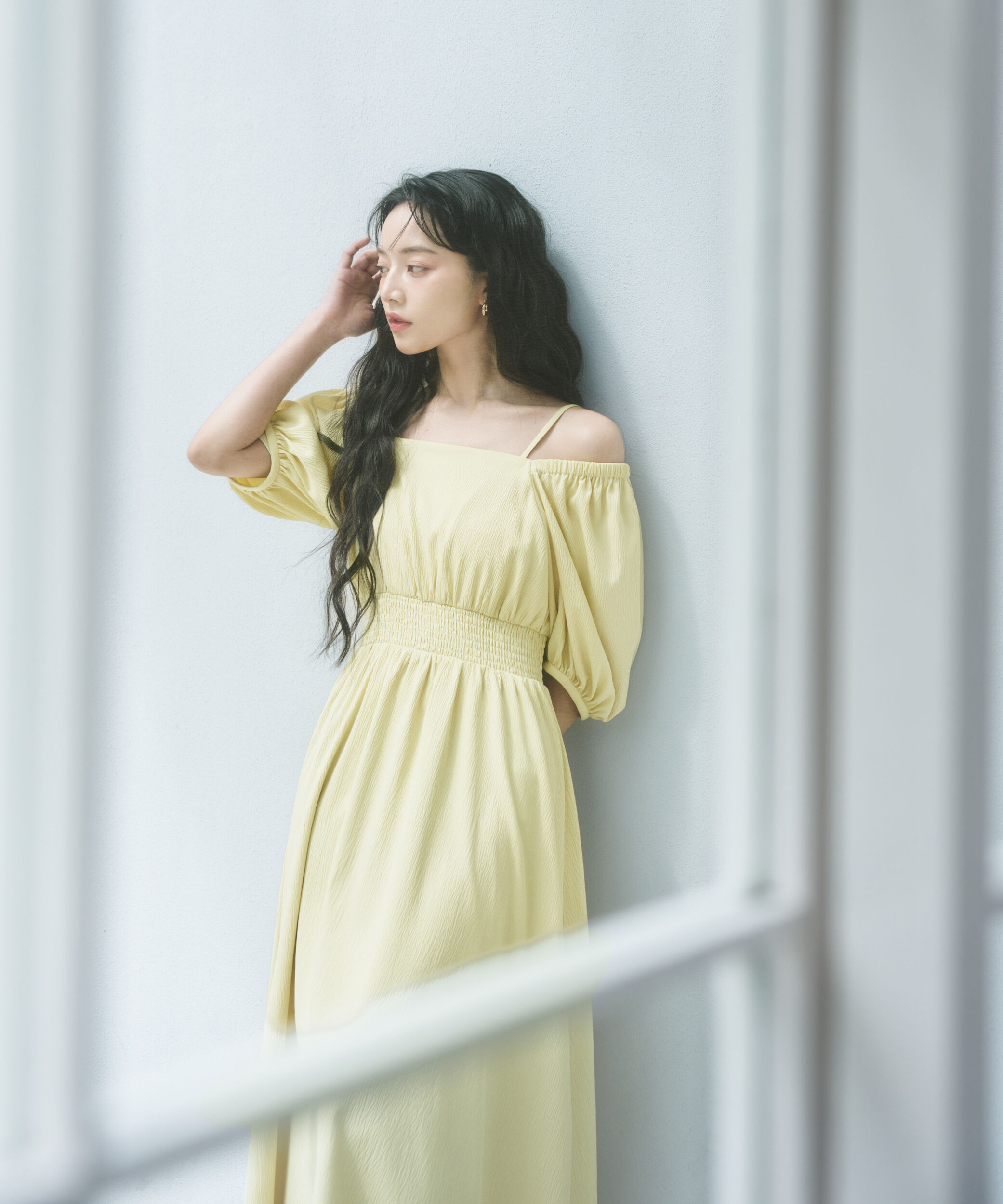 PROPORTION BODY DRESSING「2wayパフスリーブワンピース 26SS」|ワンピース|