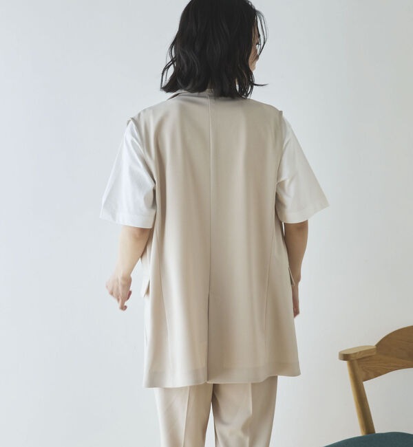 Doux archives「【多機能麻調合繊】テーラードジレ」|その他|