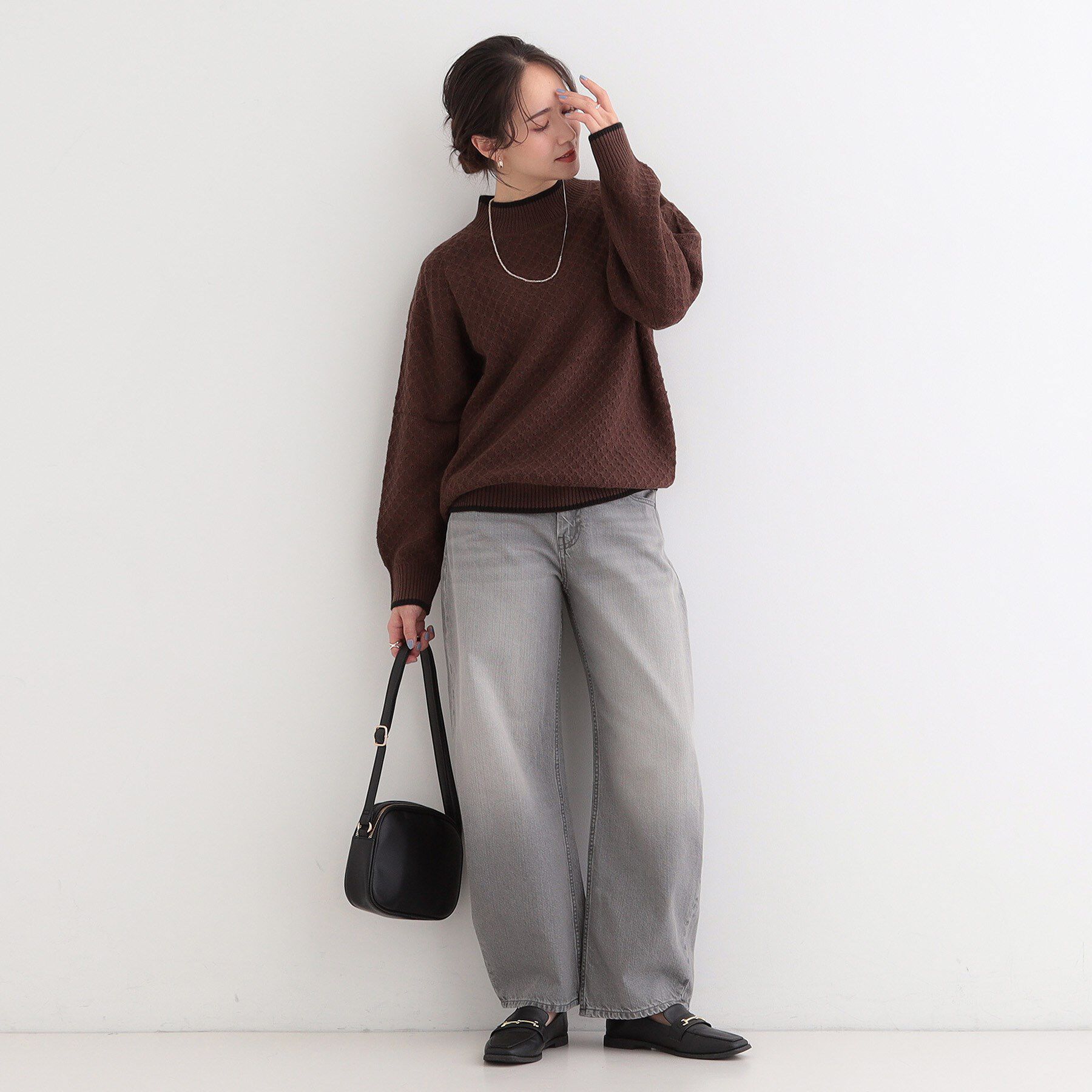 SHOO･LA･RUE「【SHOO・LA・RUE DENIM】ゆるっと決まる こなれカーブデニムパンツ」|デニム|
