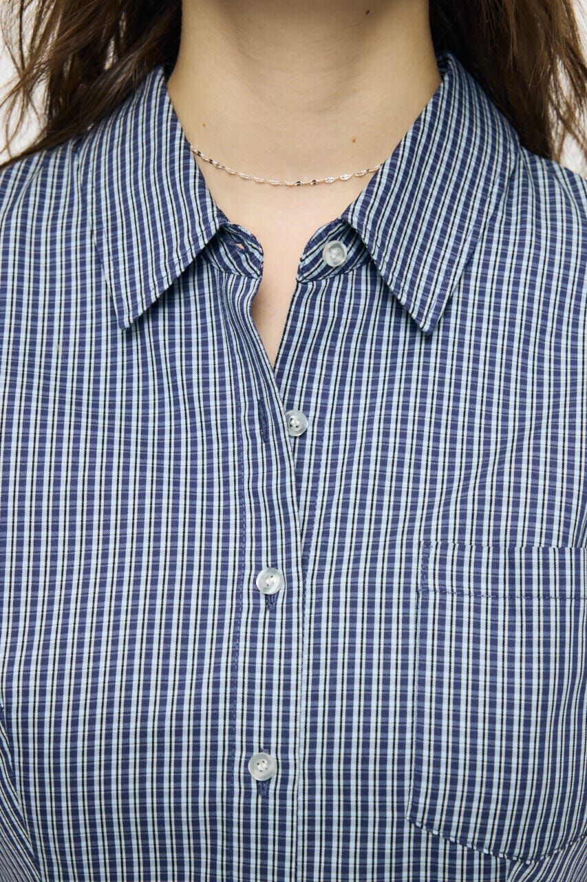 MOUSSY「PLEATED SHIRT MINI ドレス」|ワンピース|