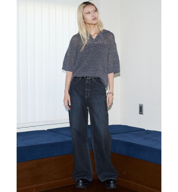 EMODA「【VEQUM】RIM WIDE JEANS」|デニム|
