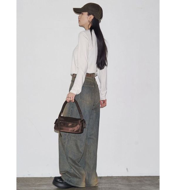 EMODA「【VEQUM】RIM WIDE JEANS」|デニム|