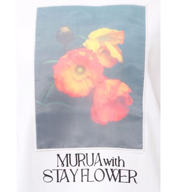 MURUA「【MURUA&times;STAYFLOWER】フォトチュールTシャツ」|Tシャツ・カットソー|