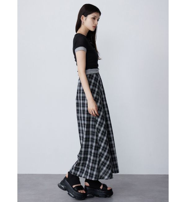 MURUA「ヘンリーネックレイヤードトップス」|Tシャツ・カットソー|