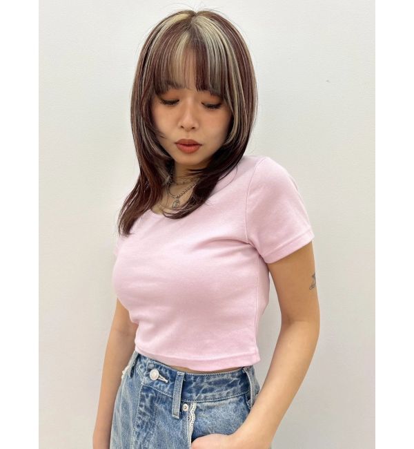 EVRIS「BASICシンプルショートTシャツ」|Tシャツ・カットソー|