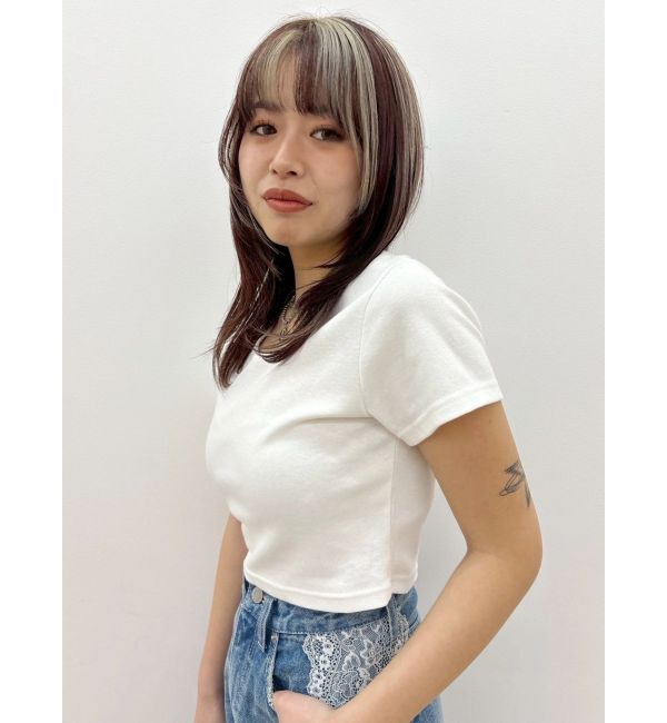 EVRIS「BASICシンプルショートTシャツ」|Tシャツ・カットソー|