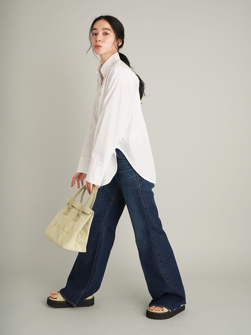 Mila Owen「【MILA PANTS】フレアデニムパンツ」|デニム|