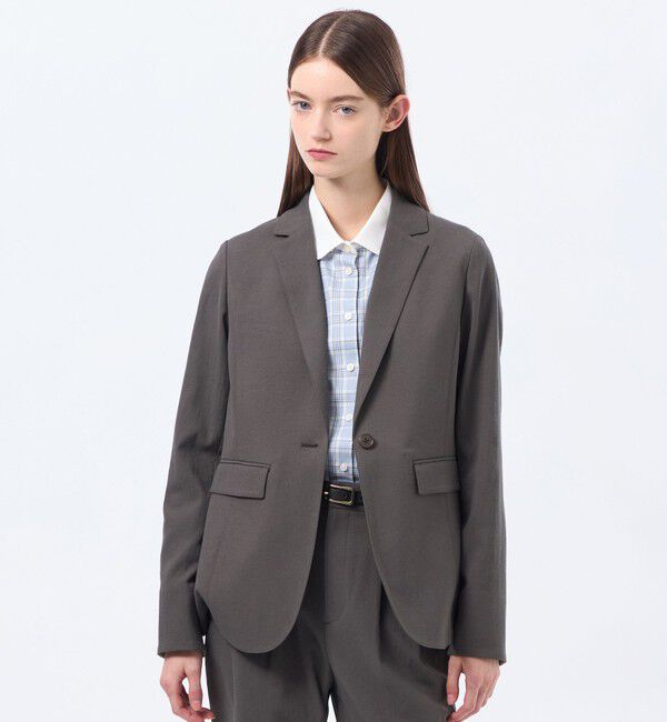 MACKINTOSH PHILOSOPHY「【MP STANDARD JACKET】DRY OXFORD製」|テーラードジャケット|チャコールグレー
