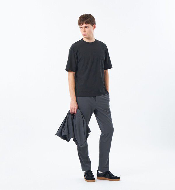 MACKINTOSH PHILOSOPHY「ブリテック 五分袖ポケT ドライフラットストレッチクロス」|Tシャツ・カットソー|