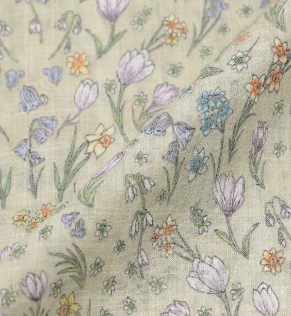 MACKINTOSH PHILOSOPHY「【LEEweb/蛯原友里さん着用】Snowblue Garden サイドギャザーブラウス」|シャツ・ブラウス|