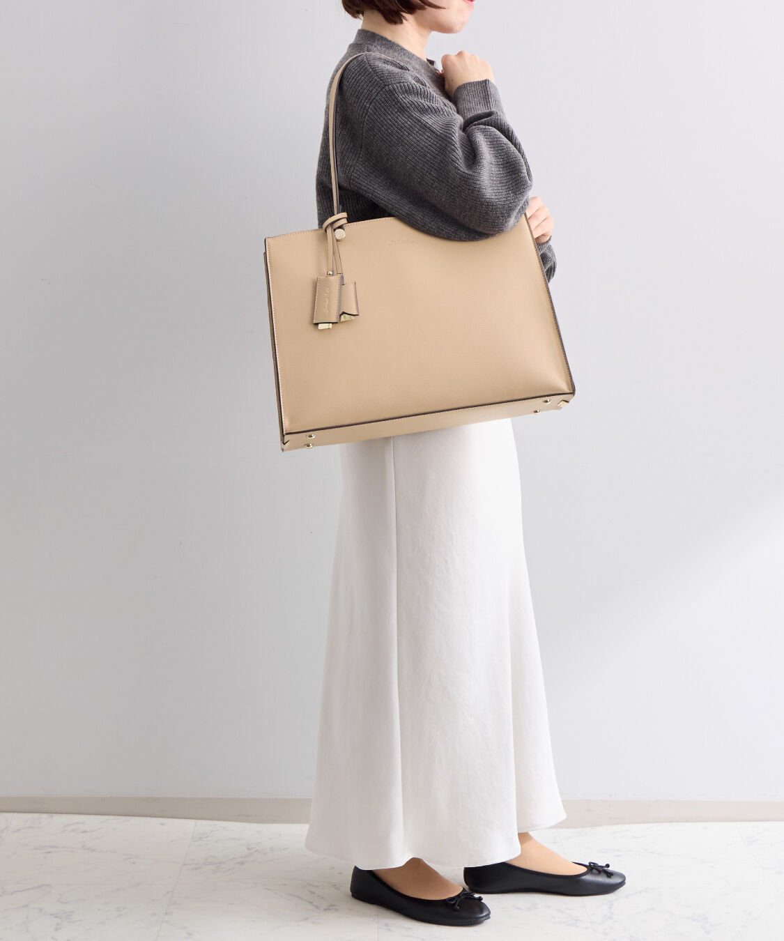 Jewelna Rose「ジュエルナローズ |ターミー トートバッグ A4サイズ  | 通勤 | きれいめ | 10758」|トートバッグ|