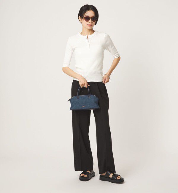 UNITED ARROWS green label relaxing「＜Robert P. Miller＞ヘンリーネック 5分袖 プルオーバー カットソー」|Tシャツ・カットソー|