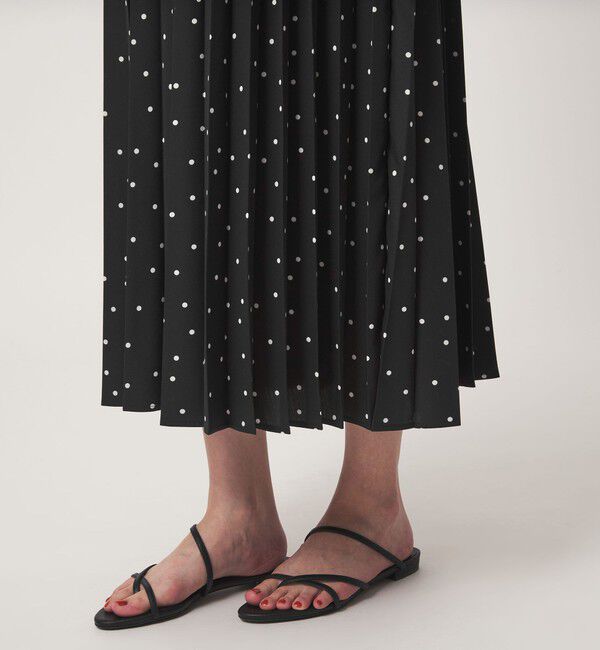 UNITED ARROWS green label relaxing「【結論シリーズ】全方位映えプリーツワンピ ドット［size SHORT/TALLあり］」|ワンピース|