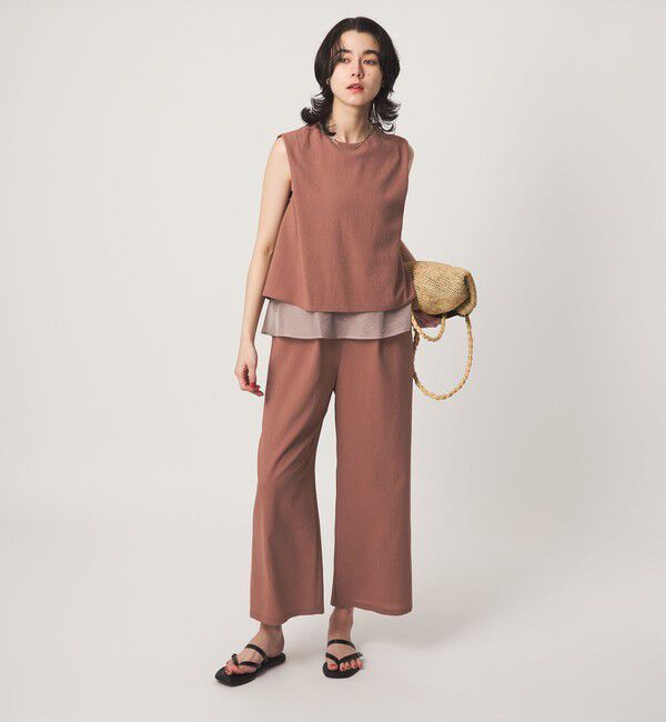 UNITED ARROWS green label relaxing「【結論シリーズ】ダブルフレアオールインワン［size SHORT/TALLあり］」|オールインワン|