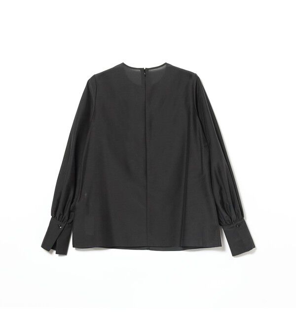 Demi-Luxe BEAMS 「AK+1 / シルクコットン ブラウス」|シャツ・ブラウス|