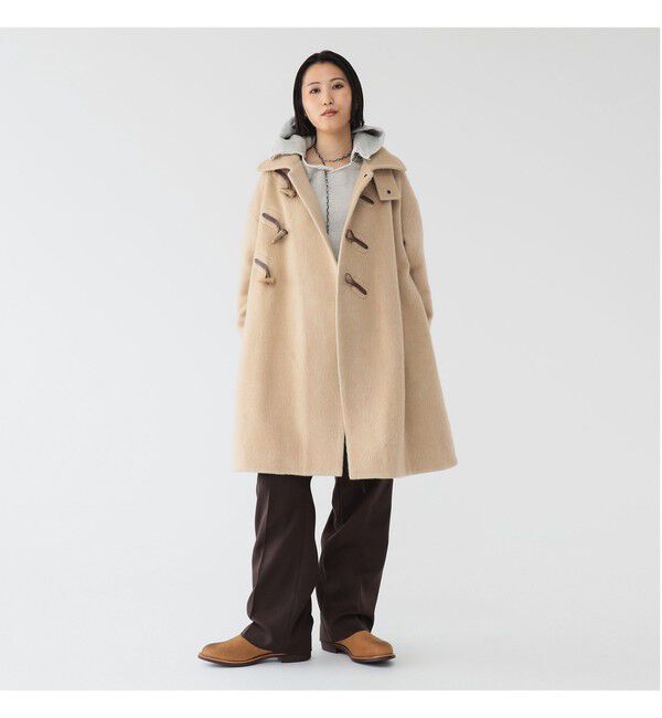 BEAMSBOY「maturely / シャギー ヘリンボーン ダッフルコート」|ダッフルコート|