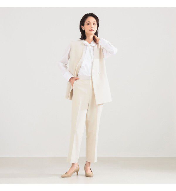 Demi-Luxe BEAMS 「ストレート クリース パンツ」|チノ|