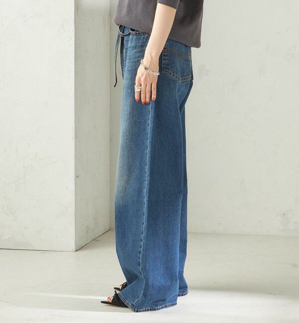 SHIPS for women「Levi&rsquo;s: XL STRAIGHT（ブルー）」|デニム|