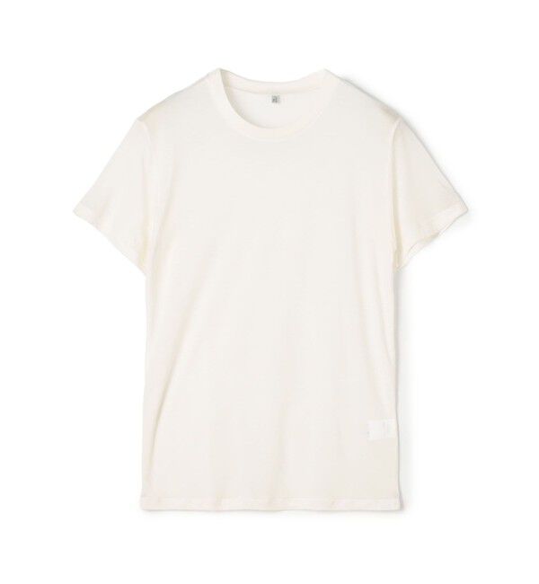 TOMORROWLAND BUYING WEAR「BASE RANGE バンブー クルーネックプルオーバー」|Tシャツ・カットソー|11 ホワイト