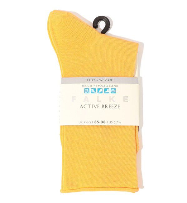 TOMORROWLAND GOODS「FALKE ACTIVE BREEZE ショートソックス」|ソックス|23 イエロー