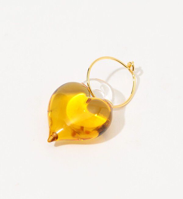 TOMORROWLAND GOODS「LEVENS JEWELS HEART HOOP 片耳ピアス」|ピアス|