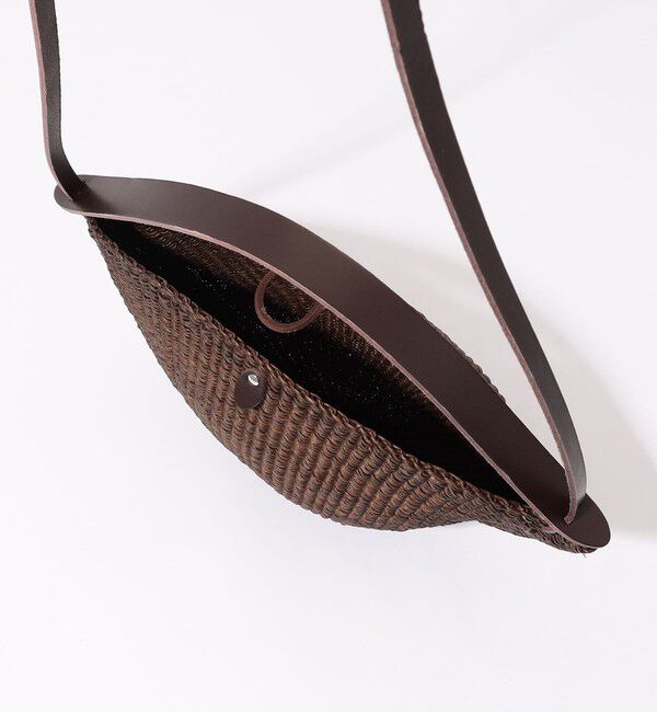 TOMORROWLAND GOODS「INES BRESSAND MEDIUM WALNUT ショルダーバッグ」|かごバッグ|