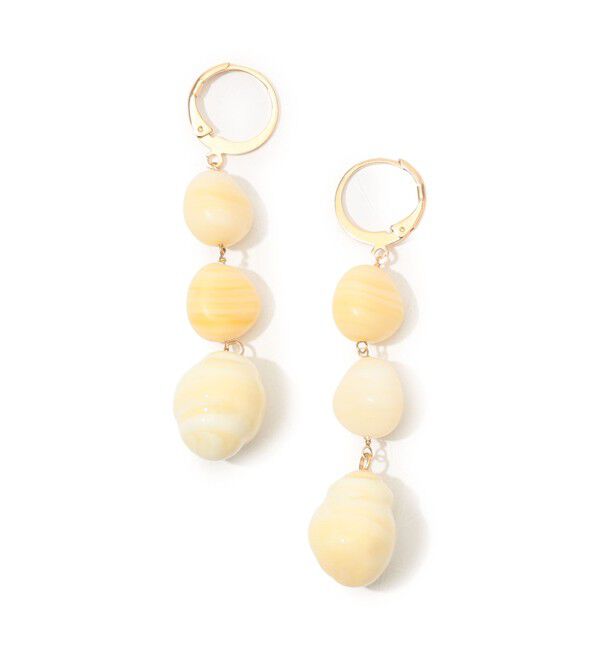 TOMORROWLAND GOODS「helena rohner sanded glass ピアス」|ピアス|