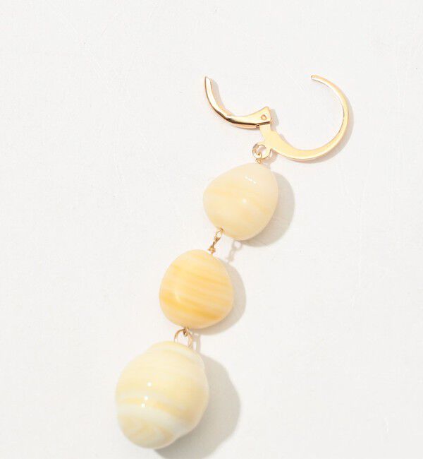 TOMORROWLAND GOODS「helena rohner sanded glass ピアス」|ピアス|