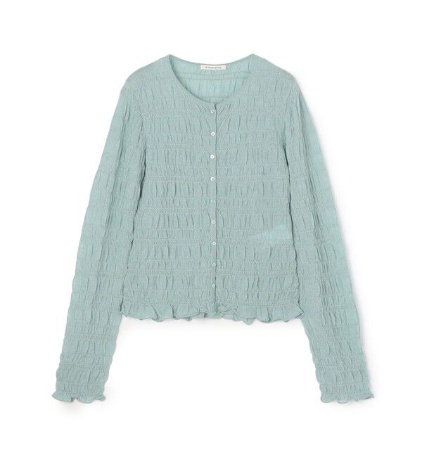 TOMORROWLAND GOODS「BY MALENE BIRGER EBBA クルーネックカーディガン」|カーディガン|63 ライトブルー