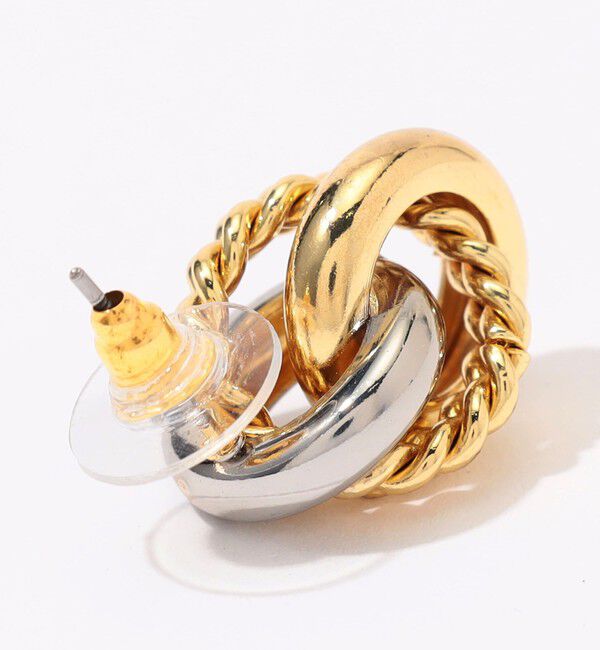 TOMORROWLAND GOODS「Kenneth Jay Lane G&S knot ピアス」|ピアス|