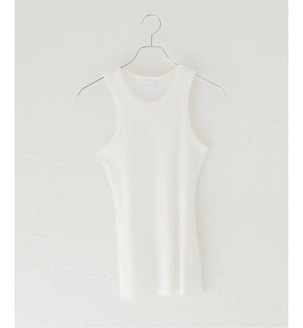  「SOFT RIB TANK：タンクトップ」|タンクトップ|ホワイト