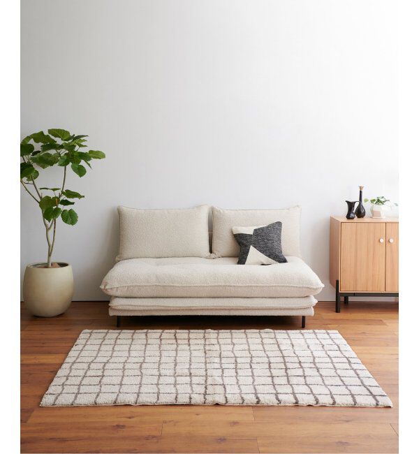 journal standard Furniture「GRID RUG 200x200 グリッド ラグ」|その他|