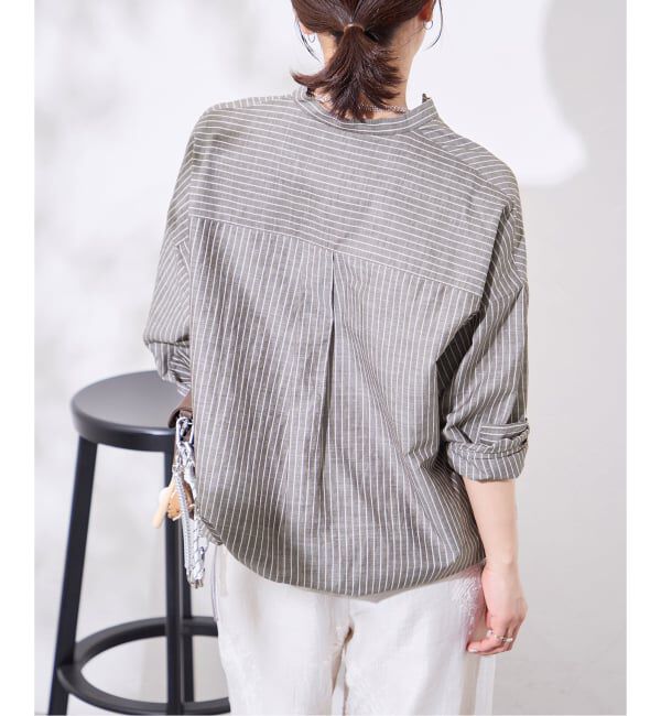 JOURNAL STANDARD「《追加》ハードマンズリネンコットンスキッパーシャツ」|シャツ・ブラウス|