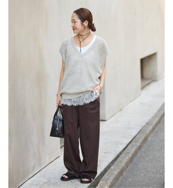 JOURNAL STANDARD「【osedit】WASHABLELINEN Vベスト」|ベスト・ジレ|