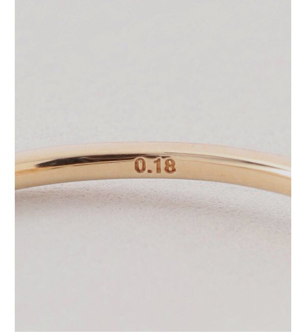 Lilas by Spick&Span「0.18ct六角ダイヤリング K18」|リング|