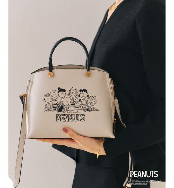 ROPE「【E'POR&times;PEANUTS】別注 Y BAG Mini」|ハンドバッグ|オフホワイト(15)