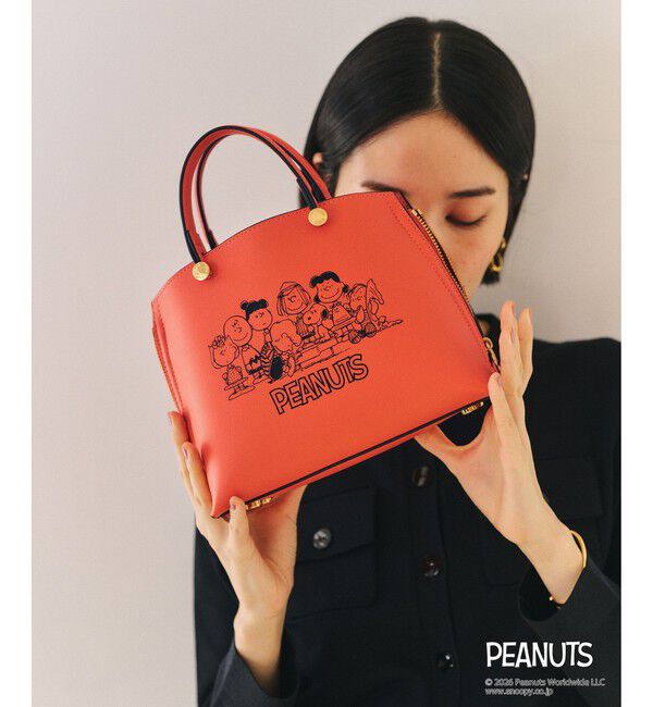 ROPE「【E'POR&times;PEANUTS】別注 Y BAG Mini」|ハンドバッグ|レッド(60)