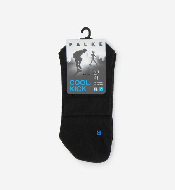 FALKE 「FALKE | 16689 COOL KICK SHORT SOCKS MEN」|ソックス|BLACK