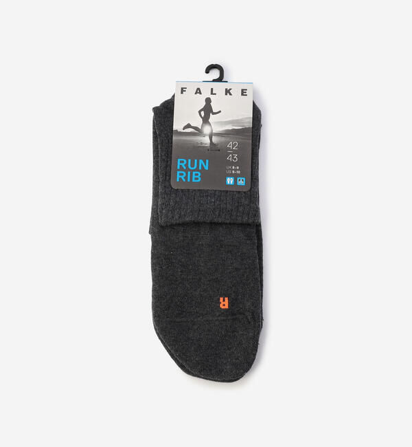 FALKE 「FALKE | 16624 RUN RIB SHORT SOCKS MEN」|ソックス|DKGREY