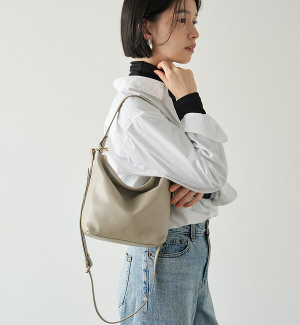  「ソフトレザーシンプルショルダーバッグ 」|ショルダー・メッセンジャー|