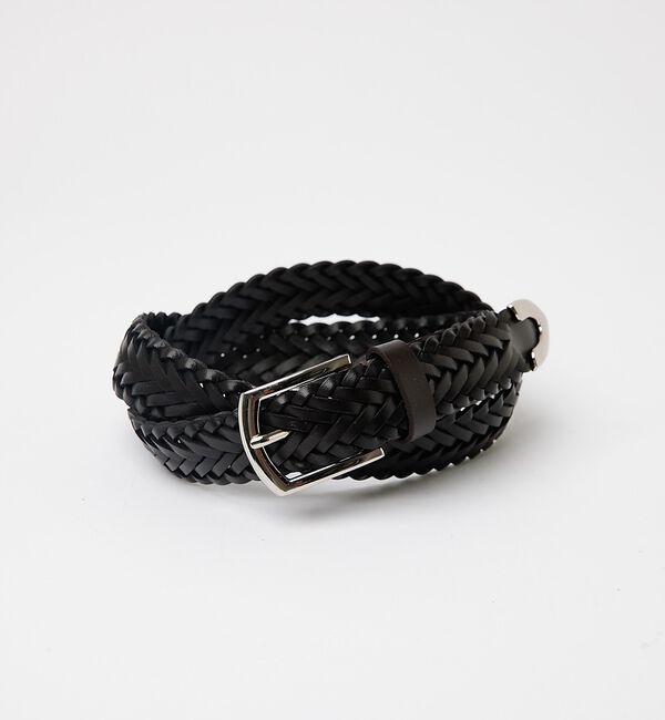 ABAHOUSE「Puntale Leather Plain Belt / ウエスタンベルト/プン」|ベルト|ダークブラウン
