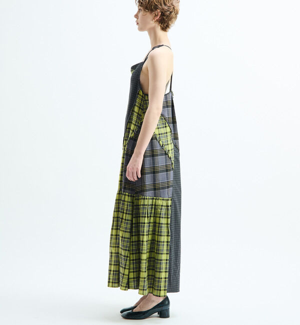SOFFITTO「【AULA AILA/アウラ アイラ】CHECKERED JUMPER SKIRT」|ワンピース|