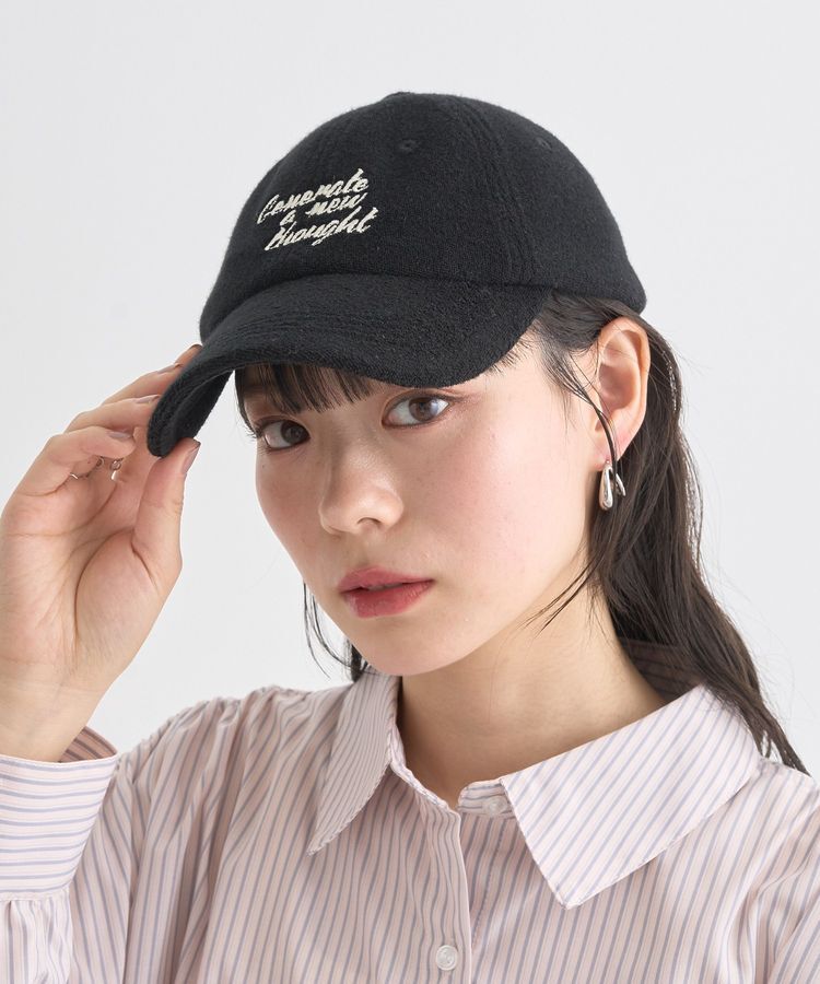 earth music&ecology「メッセージ刺繍パイルキャップ」|その他|