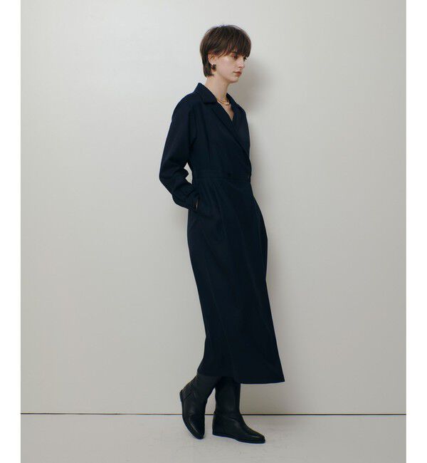allureville「ウールポリカシュクール風ワンピース」|ワンピース|