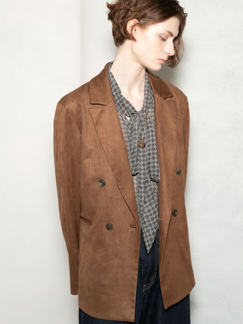 Te chichi「ダブルブレストジャケット《2025Autumn catalog vol.2 item》」|その他|