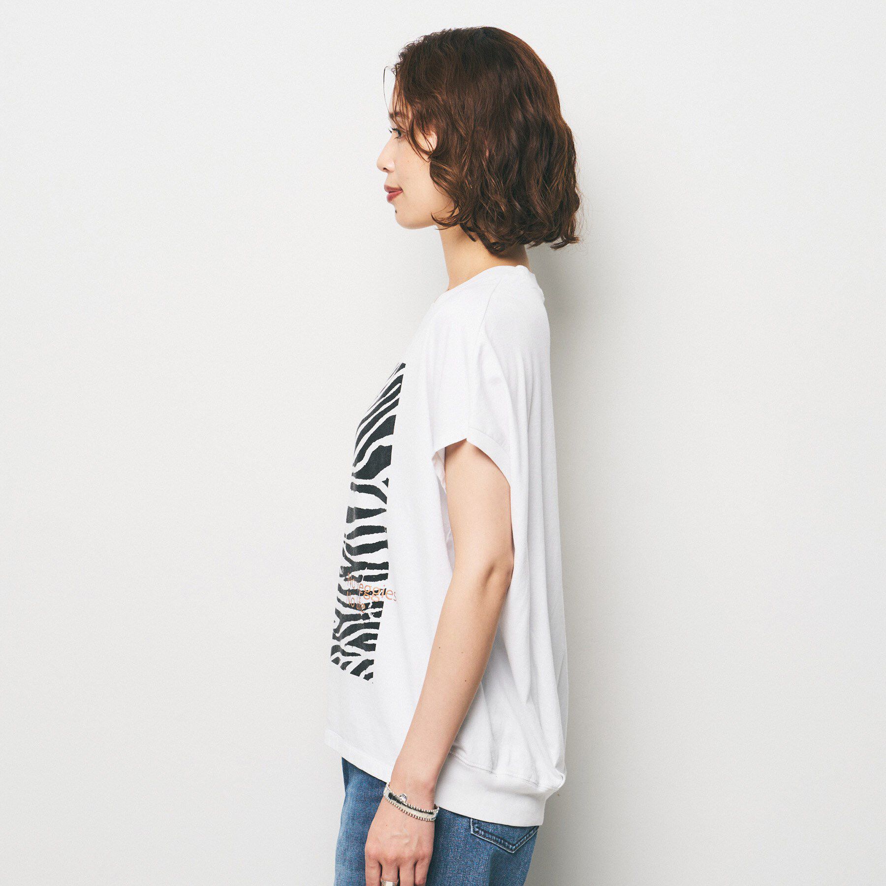 UNTITLED「【Munich】ゼブラプリントプルオーバー」|Tシャツ・カットソー|