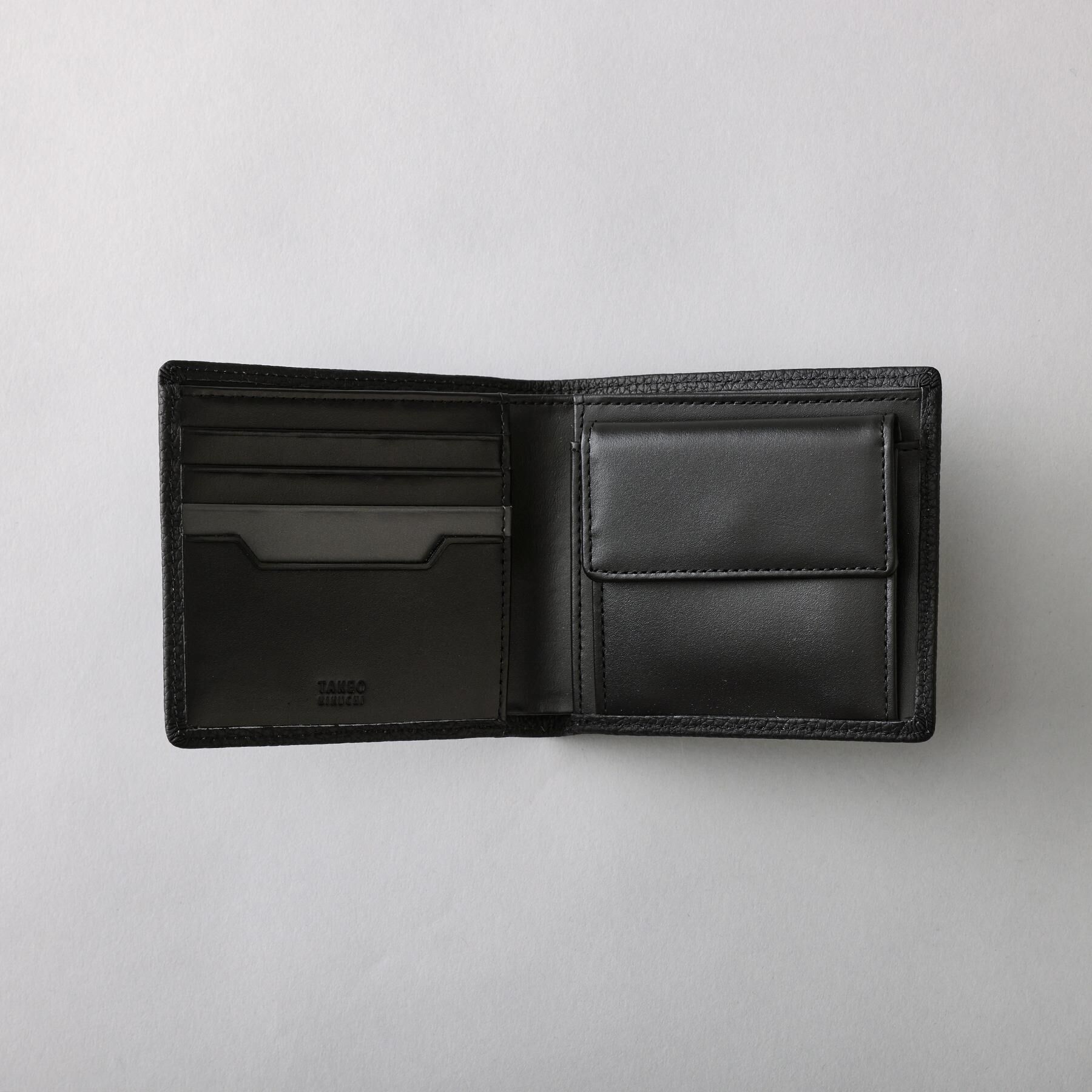 TAKEO KIKUCHI「ソフトシュリンクレザー二つ折り財布」|財布|